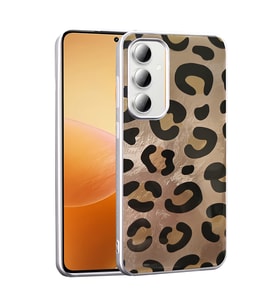 Samsung Galaxy A35 Uyumlu Kılıf Desenli Zore Mep Kapak (Gold)