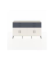 Arges Konsol 2 Raflı 4 Çekmeceli 8 Kapaklı 176x30x99 Aytaşı-Aytaşı/Antrasit
