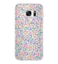 Samsung Galaxy S7 Kapak Hello Kitty Tasarımlı Şeffaf Silikon Kılıf