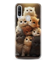 GM 20 Pro Kılıf HD Resim Baskılı Kedicikler StKd -027