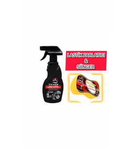 Betax Lastik Parlatıcı Sprey 500 ml - Sünger 2'li set