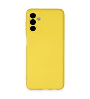 Samsung Galaxy A24 4g Kılıf Nano İçi Kadife Silikon - Sarı