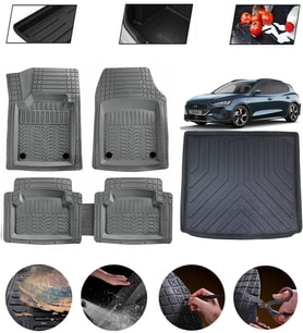 Ford Focus 5 Station Wagon Ust Uyumlu Paspas Araca Özel Bagaj Havuzu MBS Gri