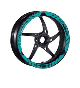 Cf Moto Uyumlu Mavi 1 Set Jant Şeridi
