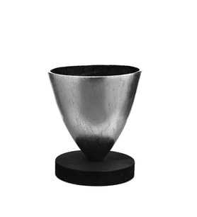 Vitale Fiber Glass Vazo Silver 36x30x42 cm AK.WLT0432