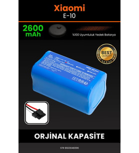 Xiaomi E10 2600mAh Robot Süpürge Bataryası - Sertifikalı Güvenlik, Gerçek Kapasite