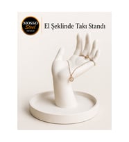 El Şeklinde Takı Standı Dekoratif Takılık & Takı Organizeri – - Renk Seçenekli Ürün