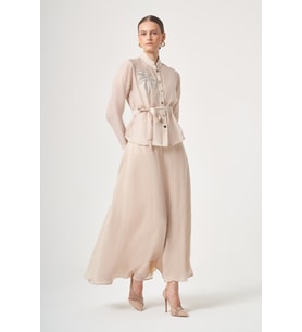FTZ Women Kadın Helena Etekli Takım Beige 31455