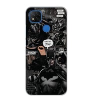 Xiaomi Redmi 9C / 10A Uyumlu Batman Aesthetic Tasarımlı Şeffaf Telefon Kılıfı