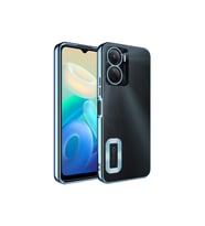 Vivo Y16 Uyumlu Kılıf Kamera Korumalı Logo Gösteren Zore Omega Kapak