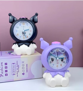Kuromi Masa Üstü Çalar Saat Model 2 (Krem)
