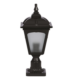 AVONNI BSU-68185-BSY-K Siyah Boyalı Dış Mekan Aydınlatma E27 ABS Polikarbon Cam 20cm