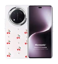 Microsonic Honor Magic 7 Lite Kılıf PrettyCharm Cherry (Kırmızı)