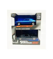 Hızlı ve Öfkeli Fast&Furious Legacy Series Chevrolet Camaro+1968 Dodge Charger Wide Body Twin Pack