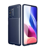 Xiaomi Poco F3 Kılıf Esnek Soft Karbon Tasarım Legion Serisi (Lacivert)