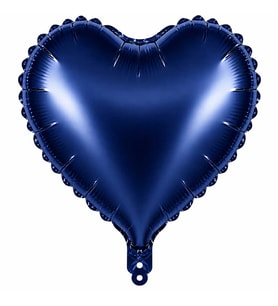 Kalp Folyo Balon Lacivert (18 inc)