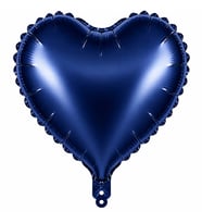 Kalp Folyo Balon Lacivert (18 inc)
