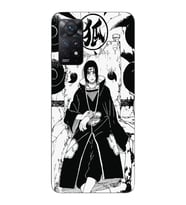 Xiaomi Redmi Note 11 PRO Uyumlu Itachi Uchiha Tasarımlı Şeffaf Telefon Kılıfı