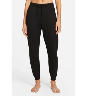 Nike Yoga Luxe 7/8 Fleece Soft Pants Purple Esnek Yumuşak Kadın Eşofman Altı Siyah