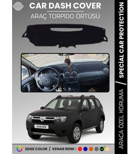DACIA DUSTER (2009-2013) Torpido Örtüsü Ön Göğüs Koruma Torpido Koruma Çatlamayı Engeller Tam Uyum
