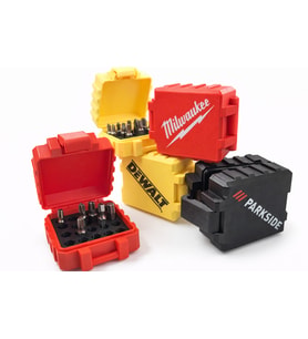 Mini Bit Set Kutusu  Vidalama Uç Organizer Kutu  Sert Plastik Taşınabilir Uç Kutusu