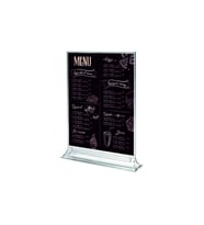 Upright A6 Masaüstü Şeffaf Föylük Broşürlük Fiyatlık 100lü Paket