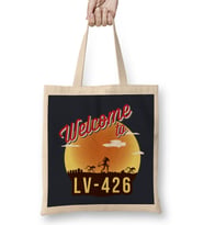Welcome To LV-426 Alien Bez Çanta Uzun Saplı