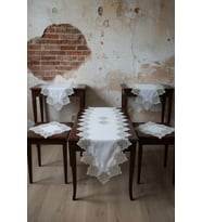 5 PARÇA SALON TAKIMI - KETEN KUMAŞ