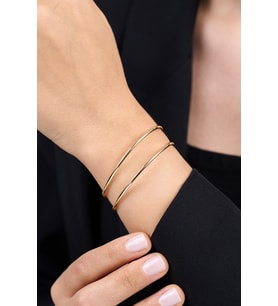 Ajda Bilezik İkili Gold Kaplama CBL9968