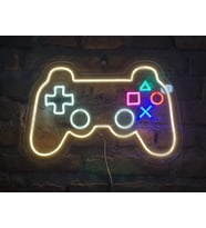 LED Neon Oyun Konsolu Duvar Aydınlatması (büyük) (Karışık)