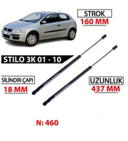 FİAT STİLO 3 KAPI 2001 2010 BAGAJ AMORTİSÖRÜ