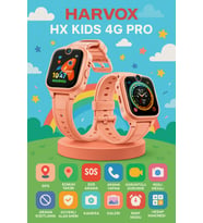 HX Kids 4G Pro Sim Kartlı Akıllı Çocuk Saati Gps Konum Takibi Arama Konuşma 4G Destekli