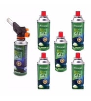 Orcamp Orgaz Kamp Kartuş Tüp 227 gr Çakmaklı Pürmüz Set 6'lı