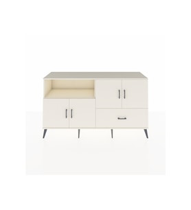 Hyperion Konsol 4 Raflı Tek Çekmeceli 4 Kapaklı 176x44x99 Aytaşı-Aytaşı