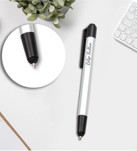 Kişiye Özel Gri Renk Touch Pen