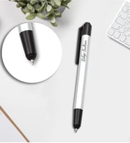 Kişiye Özel Gri Renk Touch Pen
