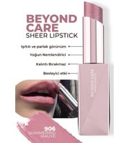 Beyond Care Sheer Lipstick 906 - Shimmering Mauve - Yoğun Nemlendirici Besleyici Etki - Parlak Ruj
