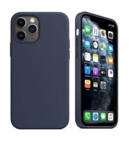 Apple iPhone 11 Pro İçi Kadife Silikon Kılıf Lacivert