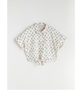 LCW Kids Ekru Kız Çocuk Crop Bluz