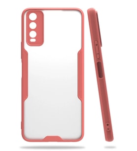 Newface Vivo Y11S Kılıf Platin Silikon - Pembe