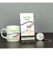 Grafiker Üçlü Set (Kupa + Telefon Standı + Anahtarlık) 001