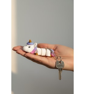 Unicorn Figürlü Hareketli Anahtarlık