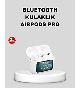 Dokunmatik Ekranlı Bluetooth Kulaklık – ANC, Suya Dayanıklı, Powerbank Kutulu