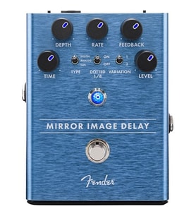 Fender 0234535000 Mirror Image Delay Pedalı Digital, Analog ve Tape Delay Modları ile Geniş Yankı Seçenekleri