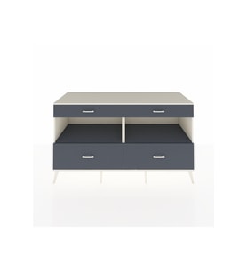 Kronos Konsol 2 Raflı 4 Çekmeceli  176x59x99 Aytaşı-Antrasit
