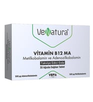 Venatura Vitamin B12 MA Metilkobalamin ve Adenozilkobalamin 30 Tablet