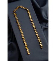 Hematit Doğal Taş Parlak Gold Taç Kesim 8mm Dizi [AA]