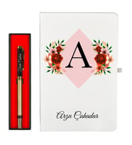 Kişiye Özel Hediye Defter ve Hediye Roller Kalem