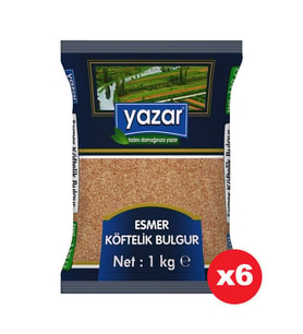 Yazar Esmer Köftelik Bulgur 1 Kg. x 6 Adet