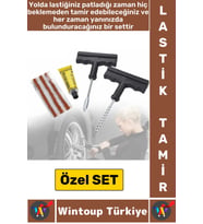 Premium Otomobil Kamyon Bisiklet Ticari Araç Motorsiklet Yama Tamir Acil Durum Lastik Tamir Seti